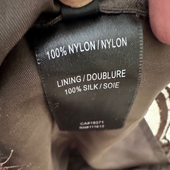 Robert Rodriguez Off The Shoulder Top Lace Over Silk Brown Sz 0 - Picture 9 of 11